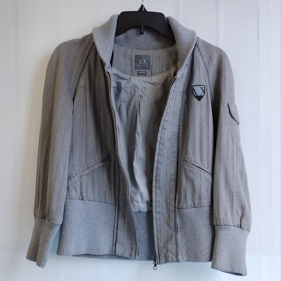A/X Armani Exchange Women's 3/4 Sleeve Jacket Size L - Picture 2 of 13